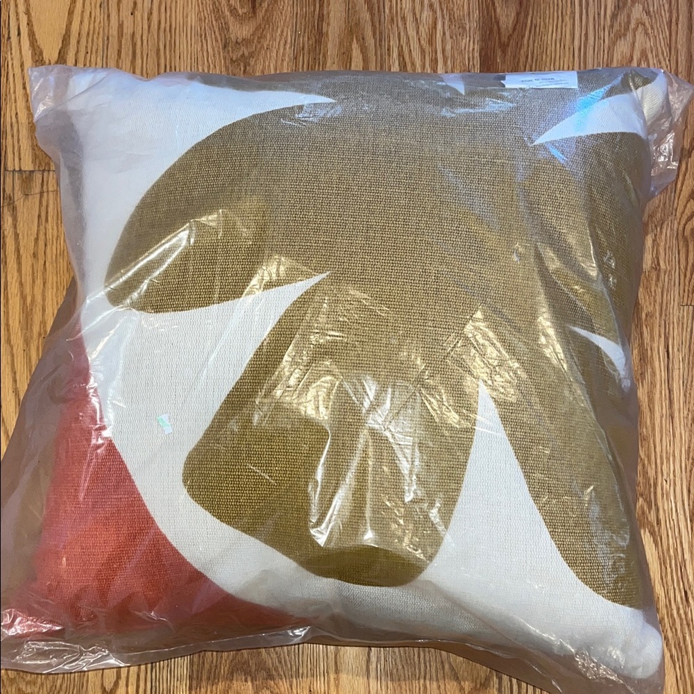 West Elm Outdoor Floral Pillow